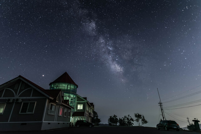 六呂師高原の星空