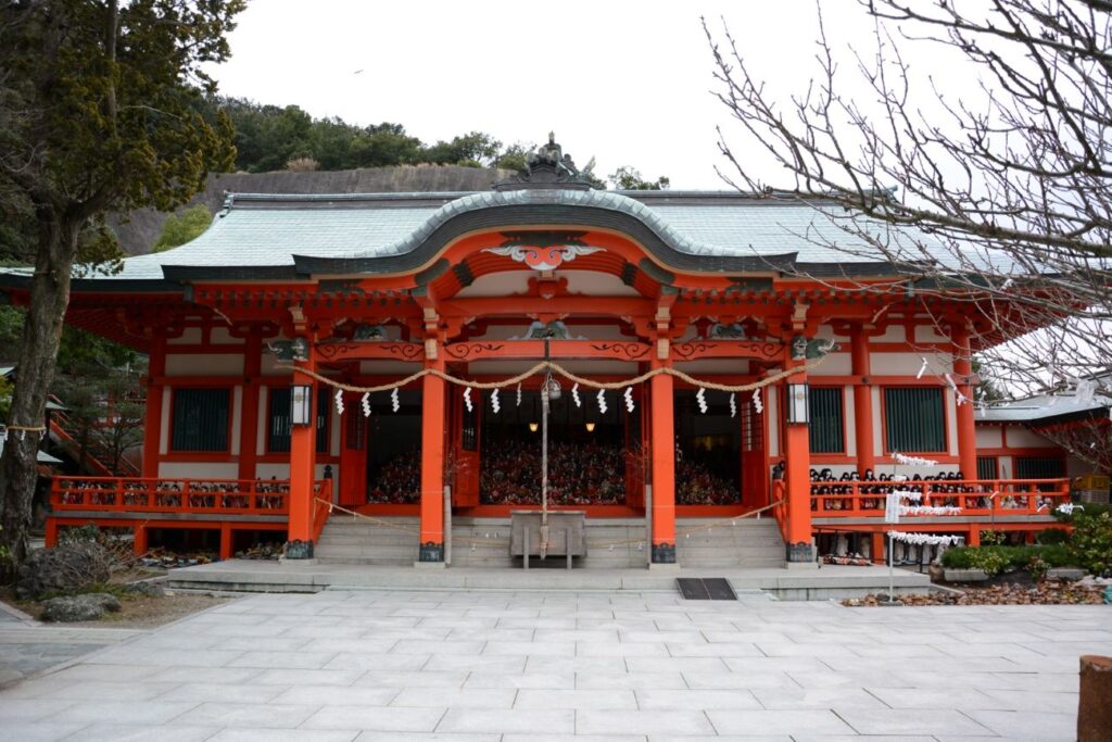 京都からレンタカーで淡嶋神社へ